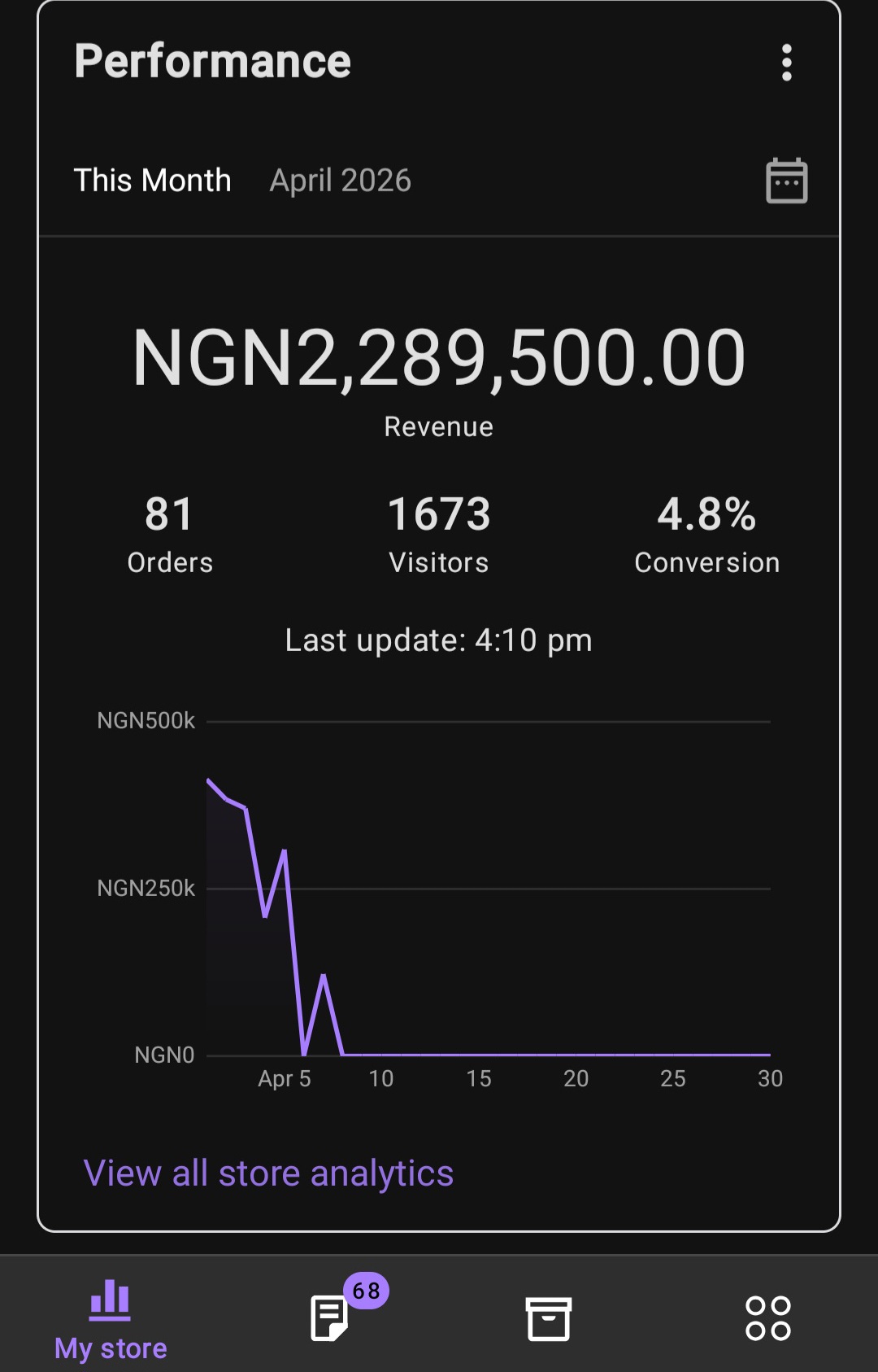 Result screenshot 1